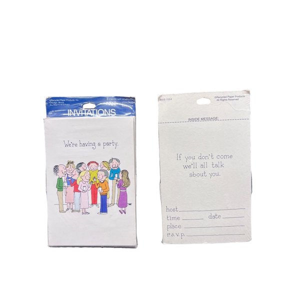 Vintage Party invitations - Picture 3 of 5